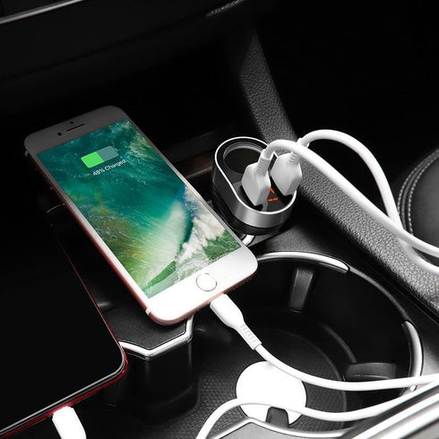 Car charger digital display dual USB HOCO Z29